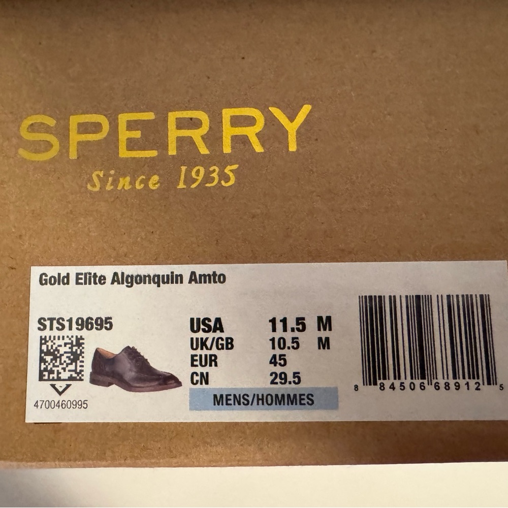 NEW SPEERY GOLD CUP ELITE ALGONQUIN Men’s Size 11.5 - Picture 10 of 11